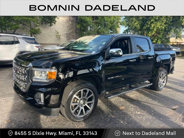 Used 2021 GMC Canyon Denali with VIN 1GTG6EEN2M1217113 for sale in Miami, FL