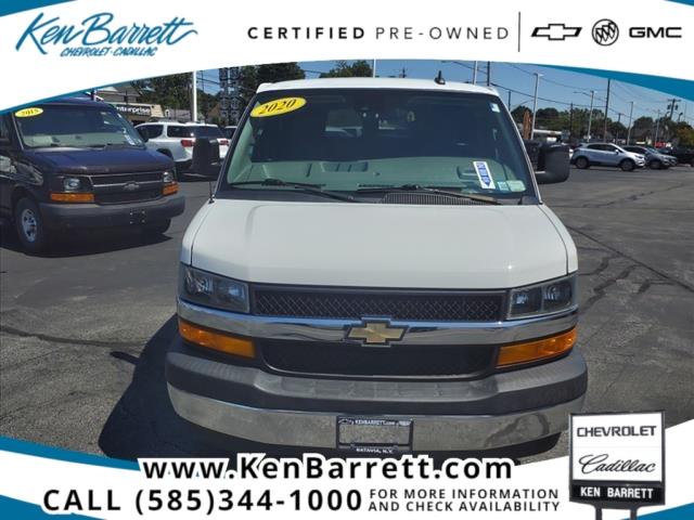 Certified 2020 Chevrolet Express Passenger LT with VIN 1GAZGPFG2L1144513 for sale in Batavia, NY