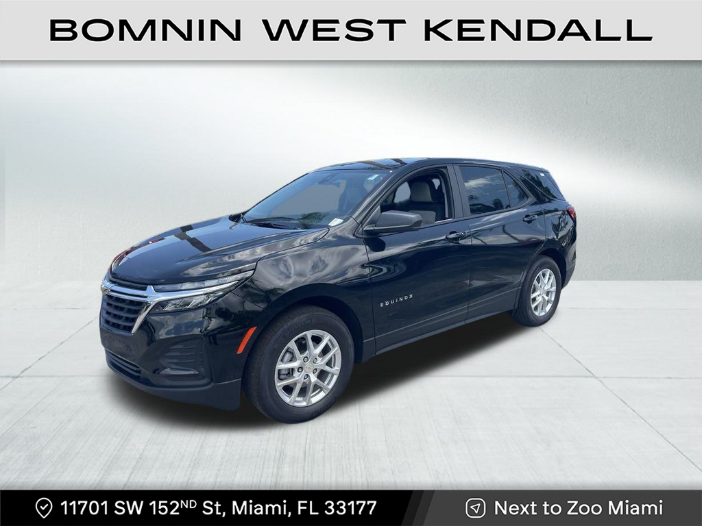 Used 2024 Chevrolet Equinox LS with VIN 3GNAXHEG6RL245557 for sale in Miami, FL