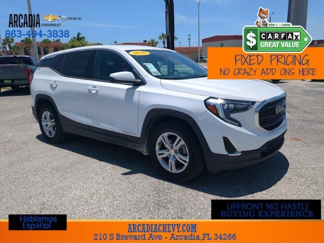 Used 2020 GMC Terrain SLE with VIN 3GKALMEV2LL279342 for sale in Arcadia, FL