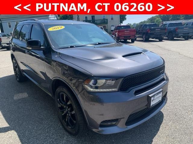 Used 2019 Dodge Durango GT Plus with VIN 1C4RDJDG1KC526115 for sale in Brooklyn, CT