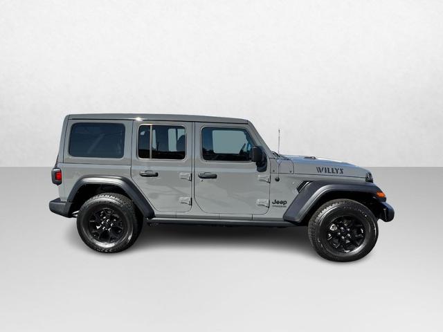 Used 2021 Jeep Wrangler Unlimited Willys with VIN 1C4HJXDN4MW751040 for sale in Hannibal, MO