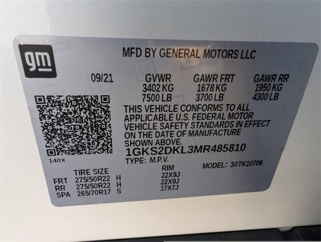 2021 GMC Yukon Vehicle Photo in AURORA, CO 80012-4011