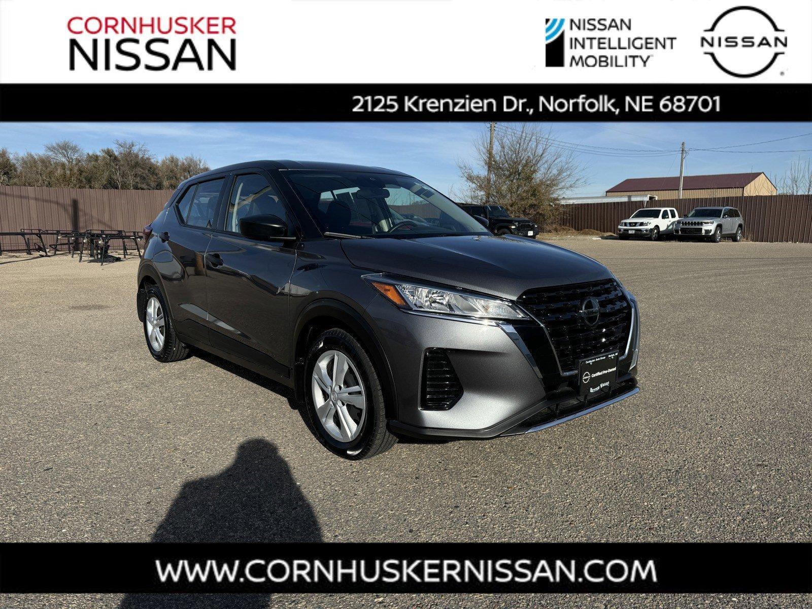 Certified 2021 Nissan Kicks S with VIN 3N1CP5BVXML565950 for sale in Norfolk, NE