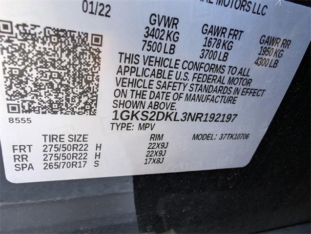 2022 GMC Yukon Vehicle Photo in AURORA, CO 80012-4011