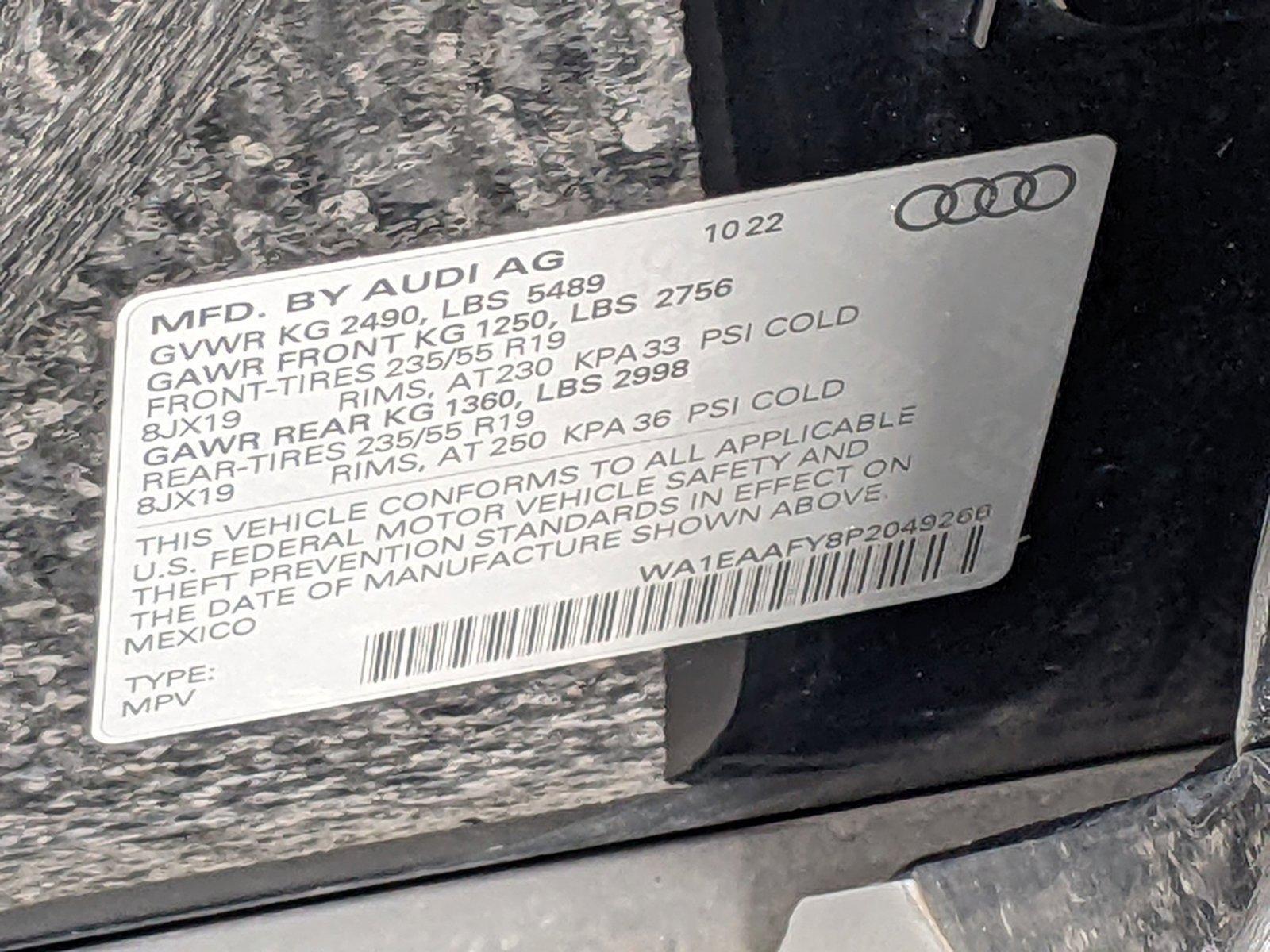 2023 Audi Q5 Vehicle Photo in Cockeysville, MD 21030