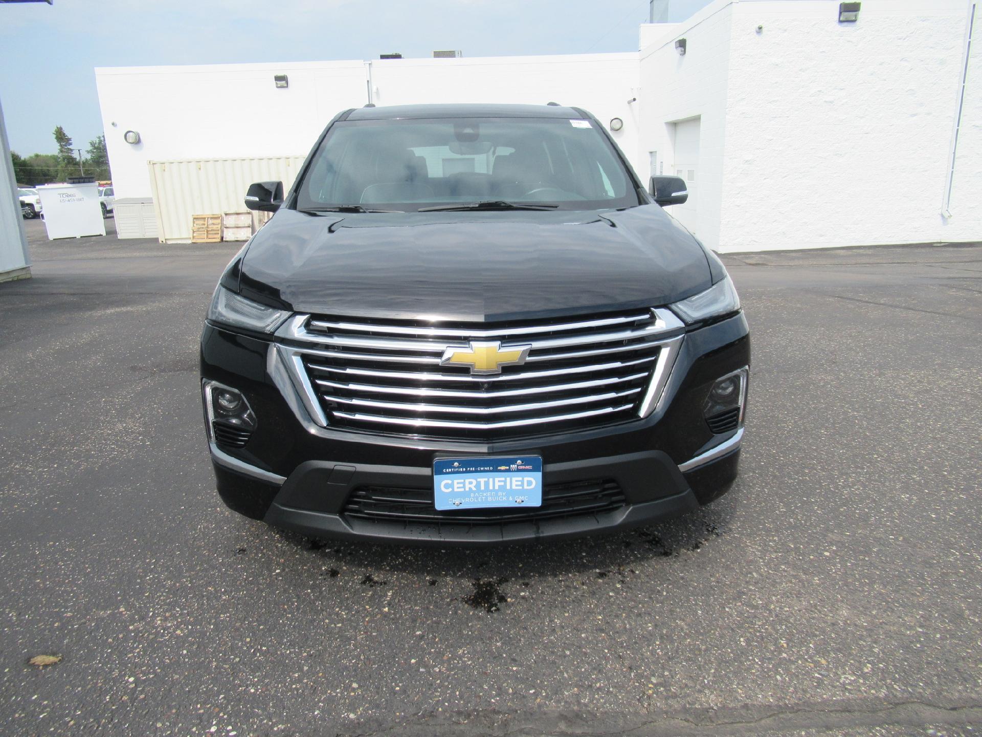 Certified 2022 Chevrolet Traverse Premier with VIN 1GNEVKKW9NJ140898 for sale in Prescott, WI