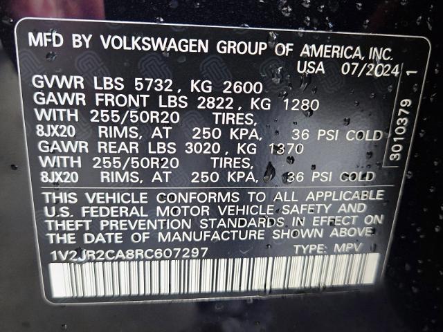 2024 Volkswagen Atlas Vehicle Photo in WEATHERFORD, TX 76087