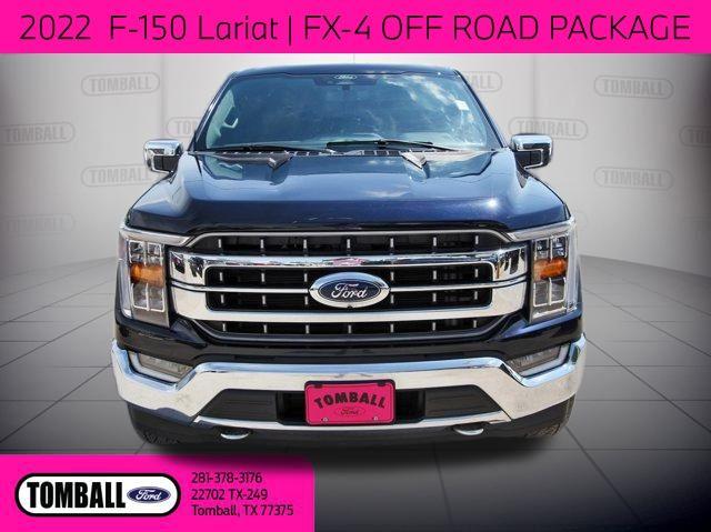 Certified 2022 Ford F-150 Lariat with VIN 1FTFW1E88NKE79468 for sale in Tomball, TX