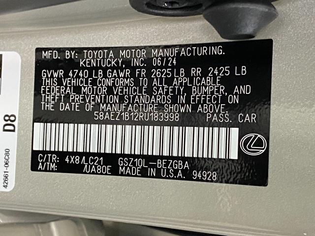 2024 Lexus ES 350 Vehicle Photo in Appleton, WI 54913