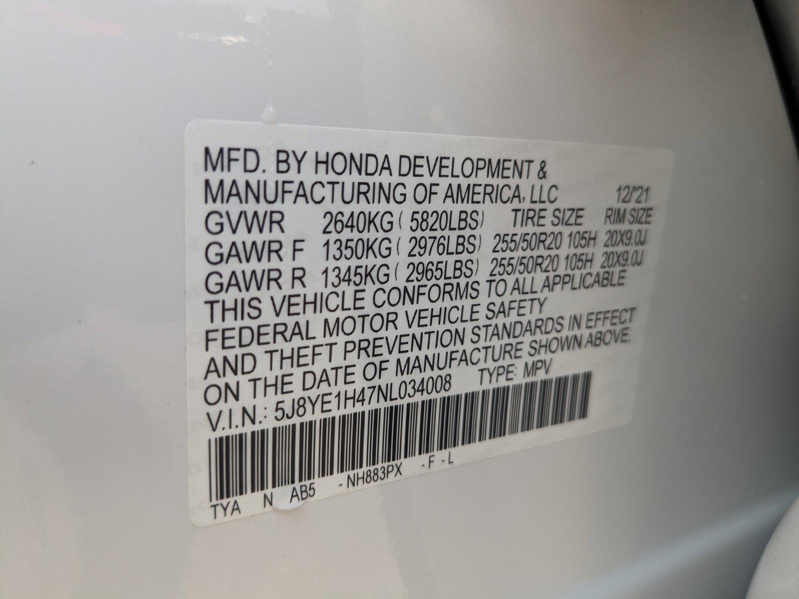 2022 Acura MDX Vehicle Photo in Sanford, FL 32771