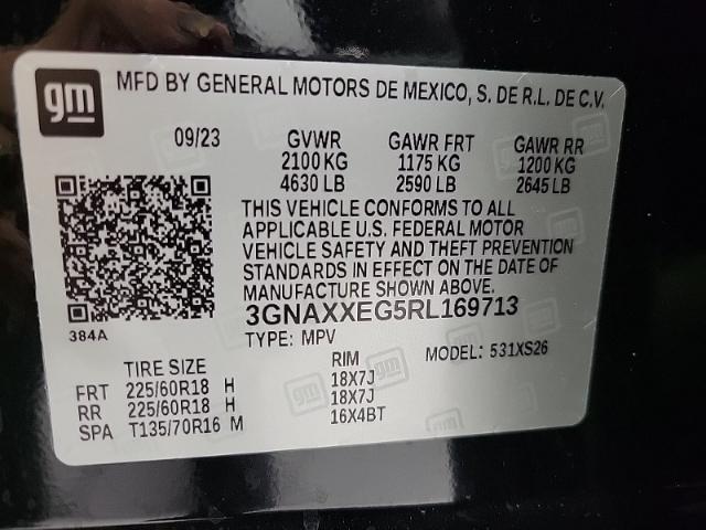 2024 Chevrolet Equinox Vehicle Photo in OSHKOSH, WI 54904-7811