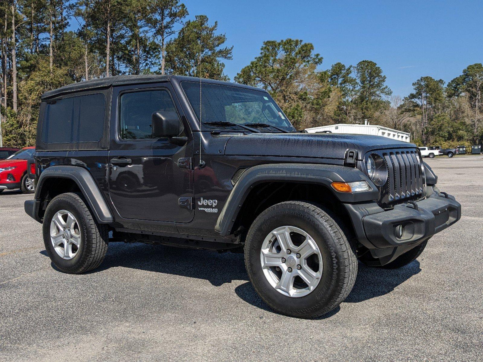 Used 2020 Jeep Wrangler Sport S with VIN 1C4GJXAN6LW205001 for sale in Ravenel, SC