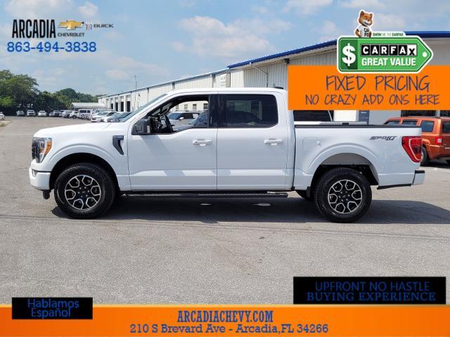 Used 2022 Ford F-150 XLT with VIN 1FTEW1EP7NKD73760 for sale in Arcadia, FL