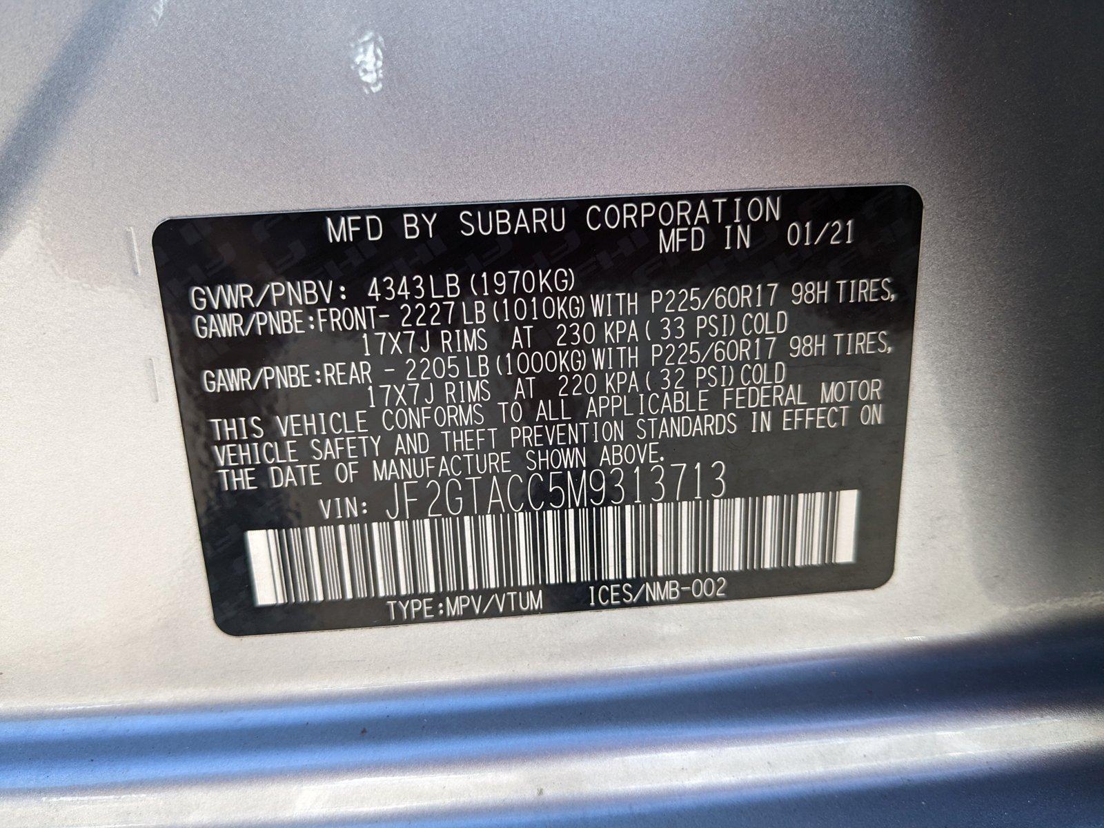 2021 Subaru Crosstrek Vehicle Photo in Davie, FL 33331