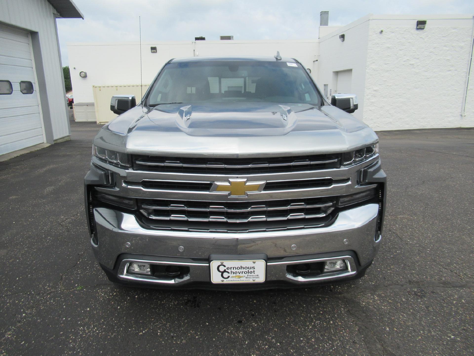 Used 2020 Chevrolet Silverado 1500 LTZ with VIN 3GCUYGELXLG374816 for sale in Prescott, WI