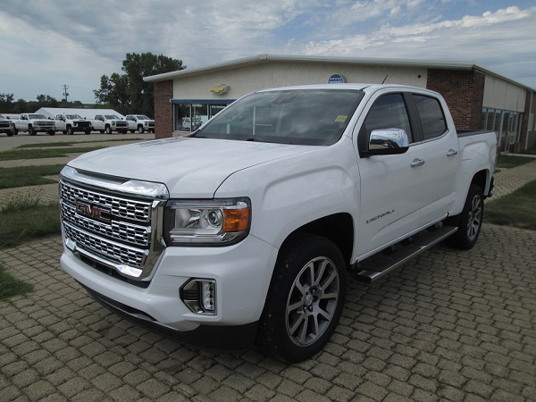 Used 2021 GMC Canyon Denali with VIN 1GTG6EEN5M1232267 for sale in Audubon, IA