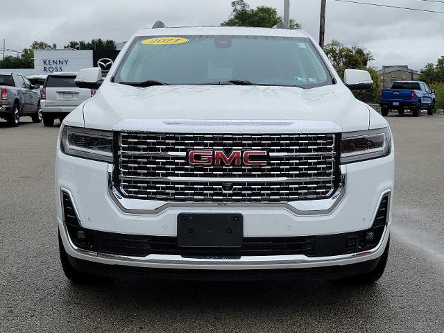 Used 2021 GMC Acadia Denali with VIN 1GKKNXLS5MZ230459 for sale in Washington, PA