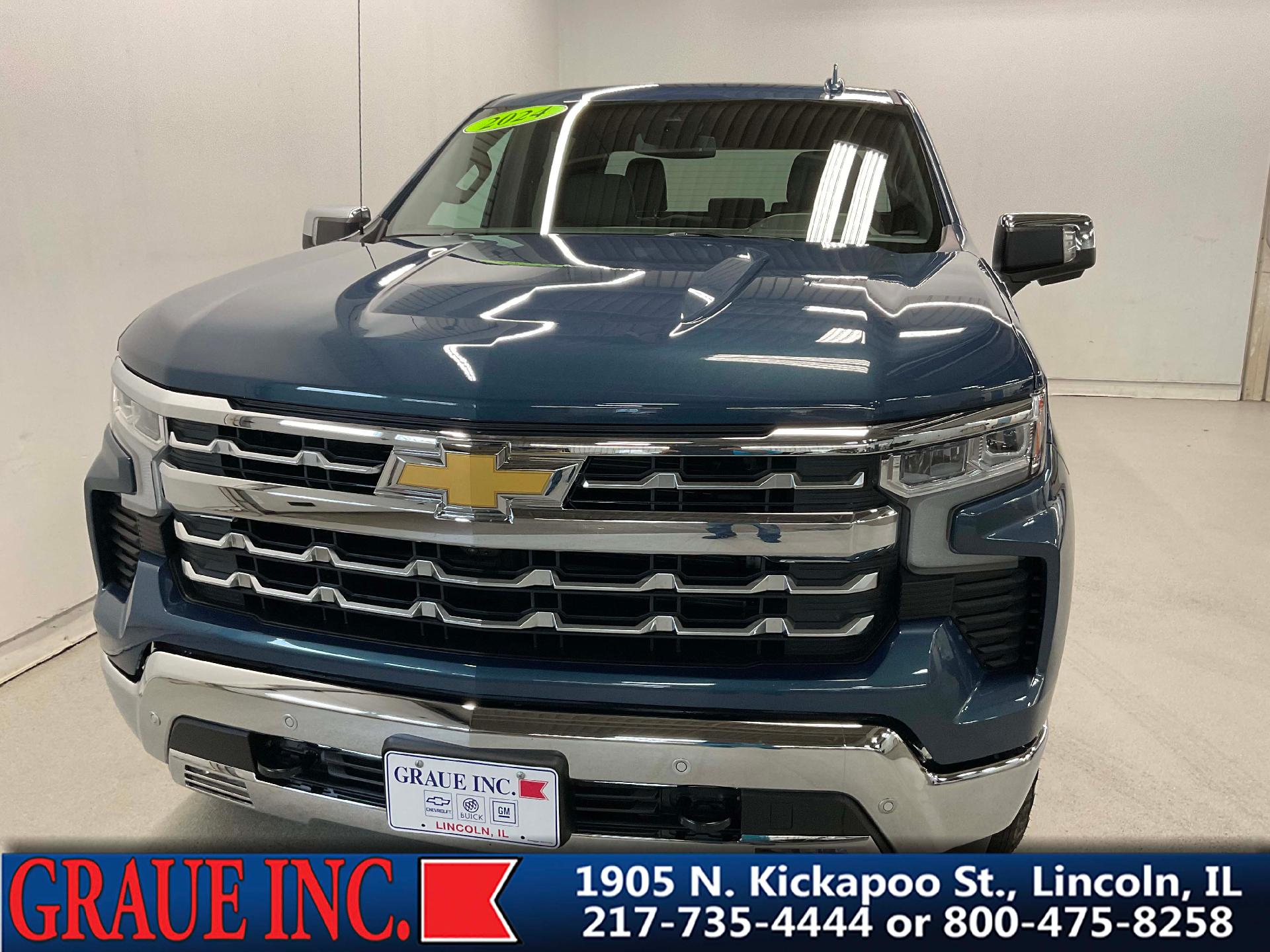 Used 2024 Chevrolet Silverado 1500 LTZ with VIN 2GCUDGED4R1226876 for sale in Lincoln, IL