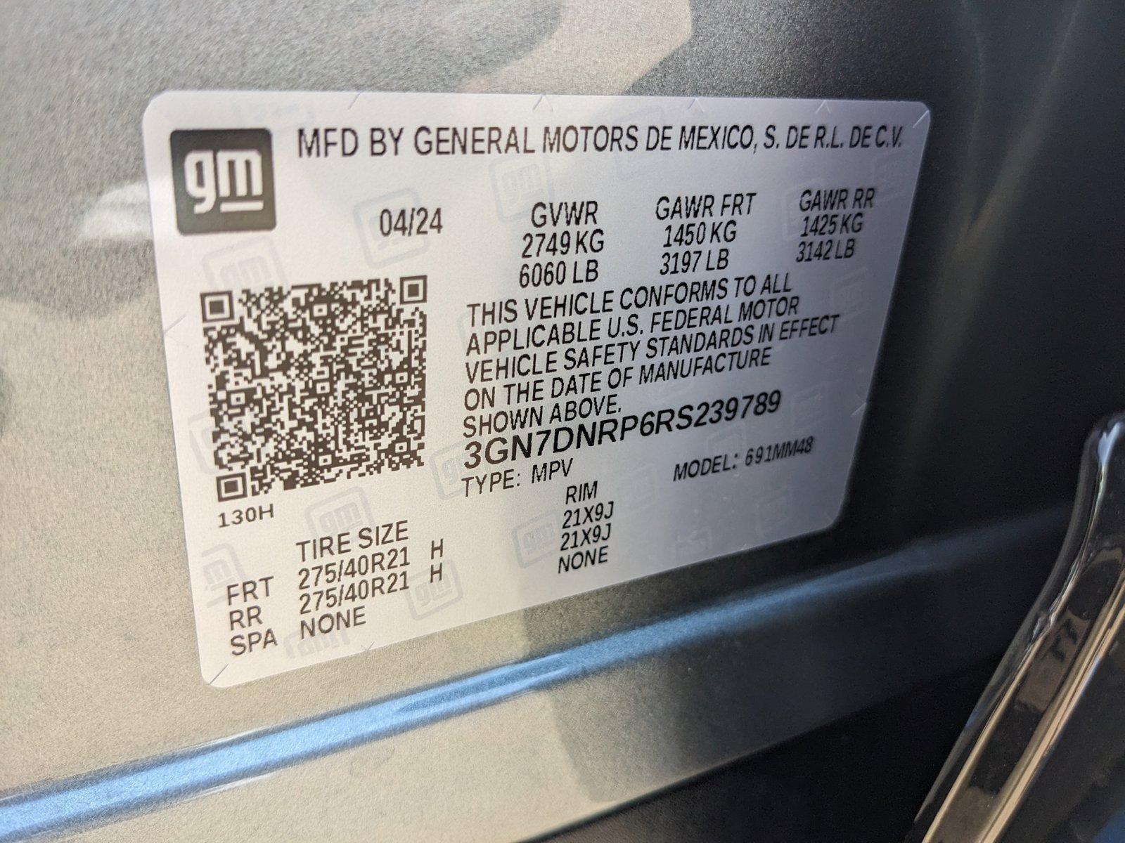 2024 Chevrolet Equinox EV Vehicle Photo in HOUSTON, TX 77034-5009