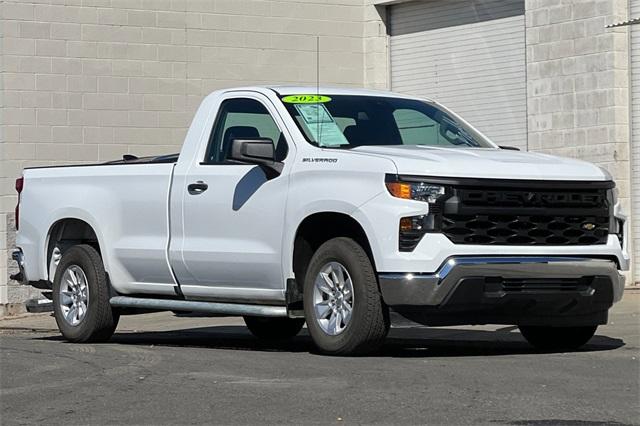 Certified 2023 Chevrolet Silverado 1500 Work Truck with VIN 3GCNAAED6PG316254 for sale in Concord, CA