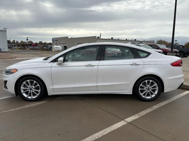 Used 2020 Ford Fusion Hybrid SEL with VIN 3FA6P0MU5LR226614 for sale in Wichita, KS