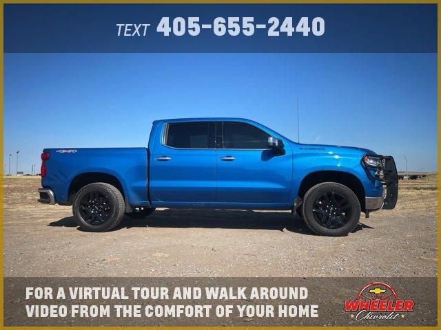 Used 2024 Chevrolet Silverado 1500 LTZ with VIN 1GCUDGE87RZ131254 for sale in Hinton, OK