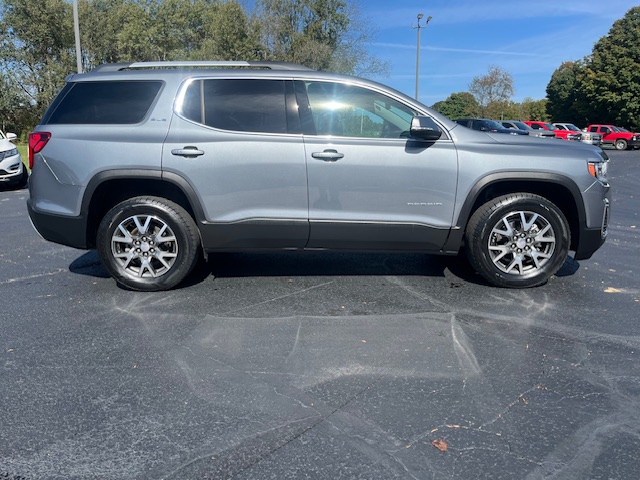 Used 2021 GMC Acadia SLE with VIN 1GKKNRLS4MZ199099 for sale in Corry, PA