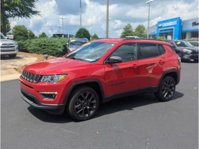 Used 2021 Jeep Compass 80th Spec. Edition with VIN 3C4NJDEB2MT513585 for sale in Auburn, AL