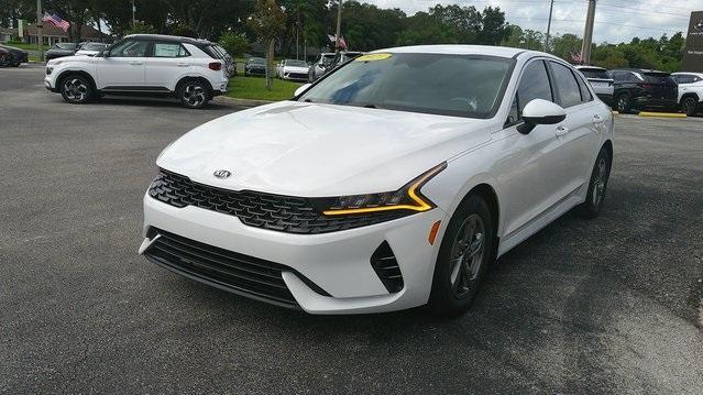 Used 2021 Kia K5 LXS with VIN 5XXG14J21MG036156 for sale in Winter Haven, FL