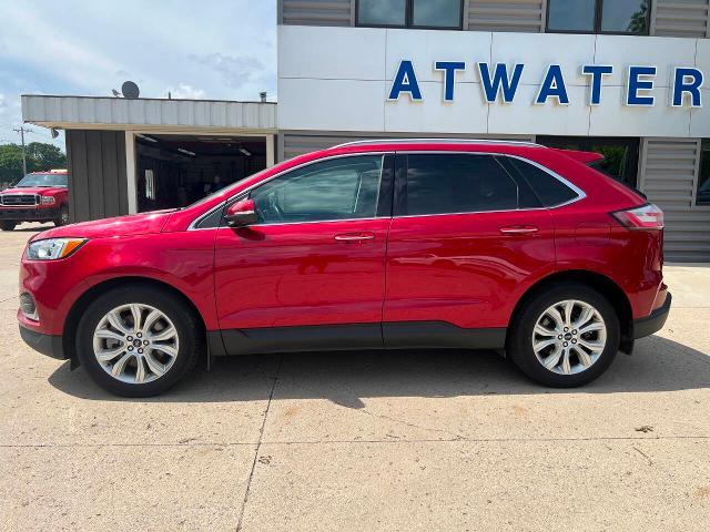 Certified 2021 Ford Edge Titanium with VIN 2FMPK4K96MBA00483 for sale in Atwater, Minnesota