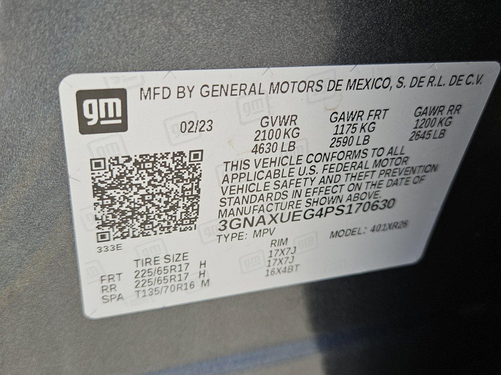 2023 Chevrolet Equinox Vehicle Photo in CORPUS CHRISTI, TX 78416-1100