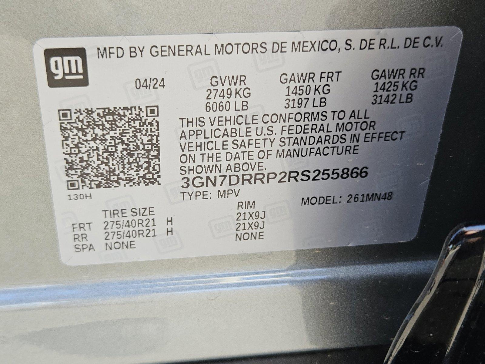 2024 Chevrolet Equinox EV Vehicle Photo in MIAMI, FL 33134-2699