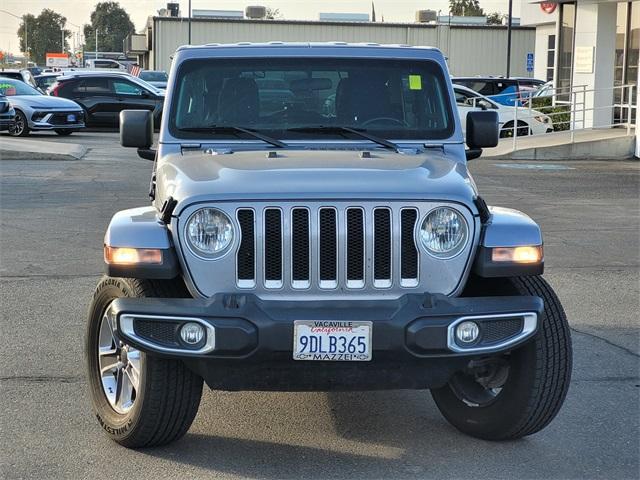 Used 2020 Jeep Wrangler Unlimited Sahara with VIN 1C4HJXEN7LW212862 for sale in Merced, CA