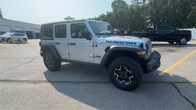 Used 2023 Jeep Wrangler 4xe Rubicon 4XE with VIN 1C4JJXR69PW606101 for sale in Saint Louis, MO