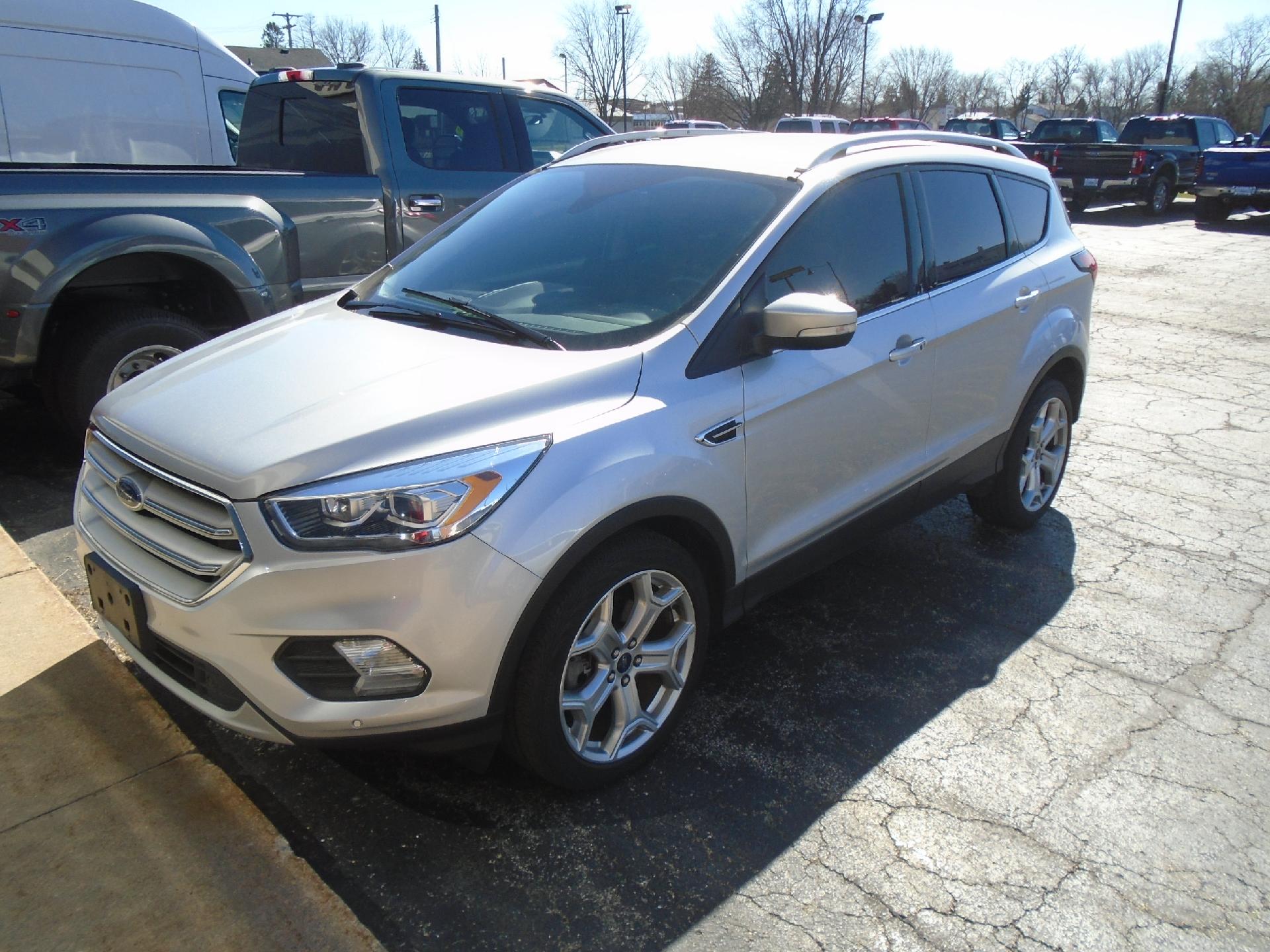 Used 2019 Ford Escape Titanium with VIN 1FMCU0J96KUA44896 for sale in Durand, IL