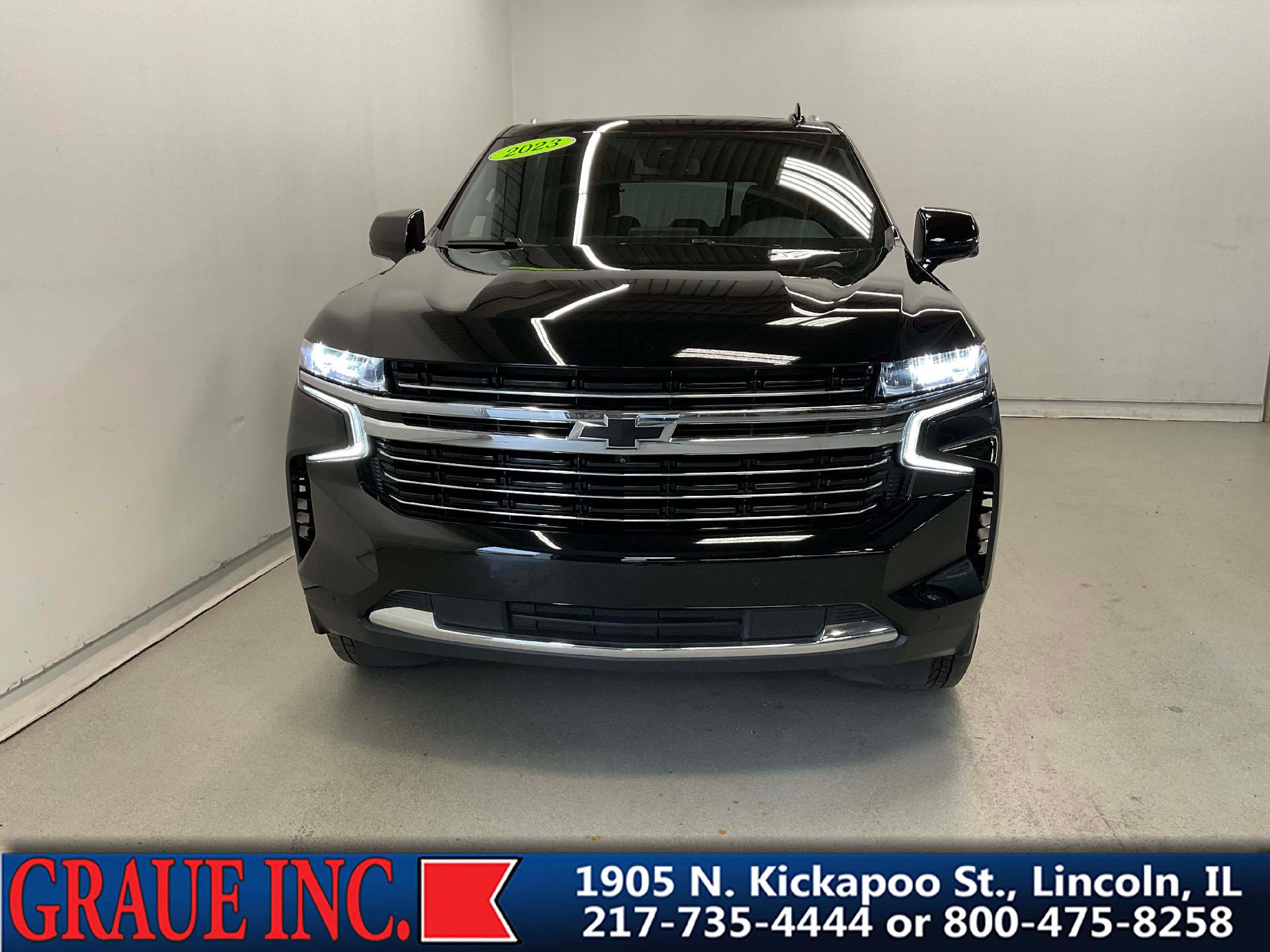 Used 2023 Chevrolet Tahoe LT with VIN 1GNSKNKD1PR490932 for sale in Lincoln, IL