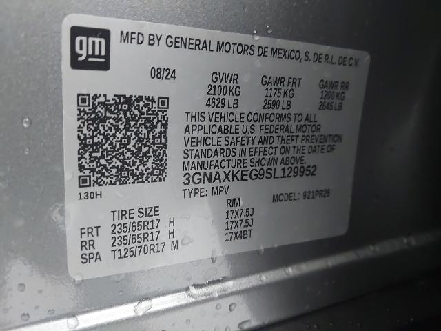 2025 Chevrolet Equinox Vehicle Photo in WENTZVILLE, MO 63385-1017