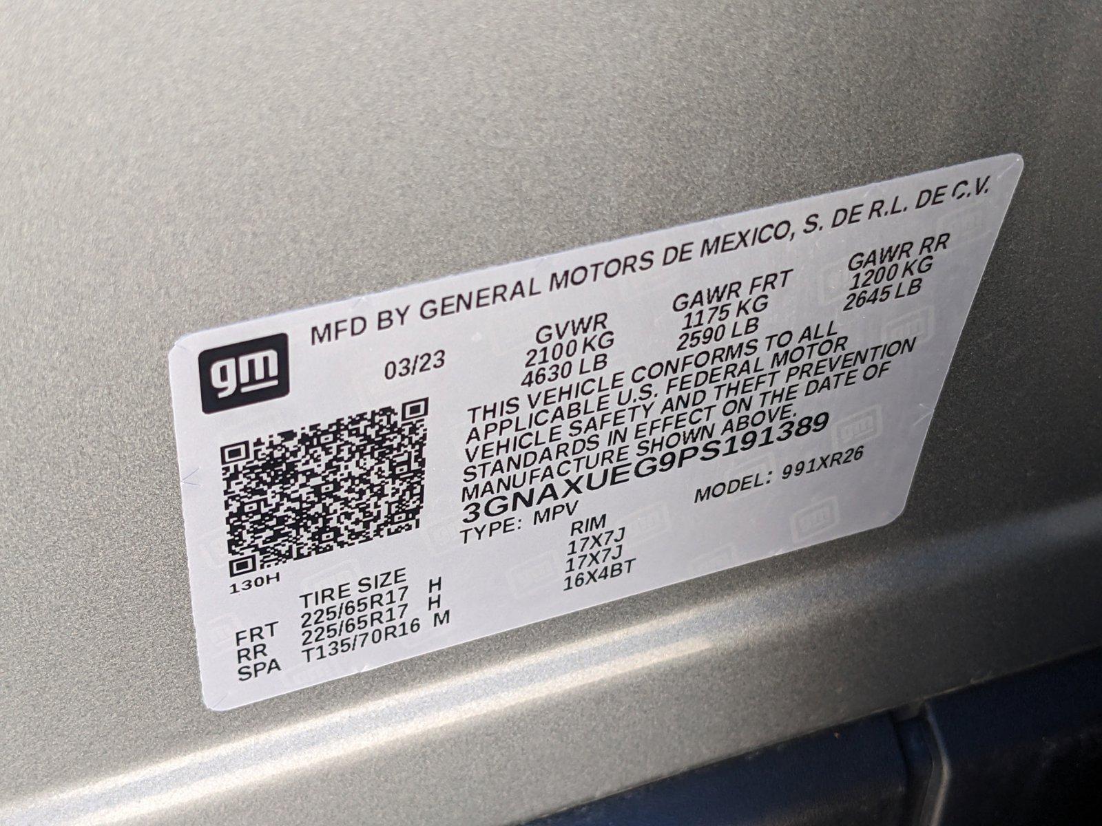 2023 Chevrolet Equinox Vehicle Photo in GOLDEN, CO 80401-3850