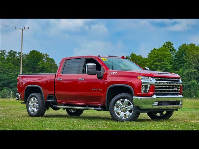 Certified 2021 Chevrolet Silverado 2500HD LTZ with VIN 1GC4YPE79MF250512 for sale in Chardon, OH