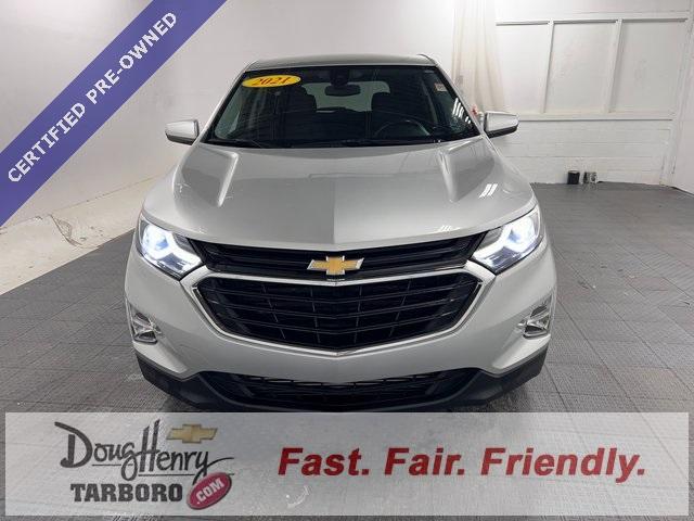 Certified 2021 Chevrolet Equinox LT with VIN 3GNAXKEV7MS108752 for sale in Tarboro, NC