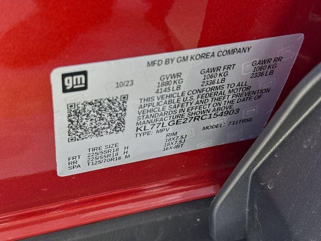 2024 Chevrolet Trax Vehicle Photo in RIVERSIDE, CA 92504-4106