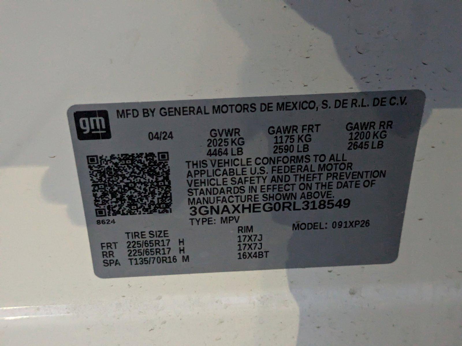 2024 Chevrolet Equinox Vehicle Photo in MIAMI, FL 33134-2699