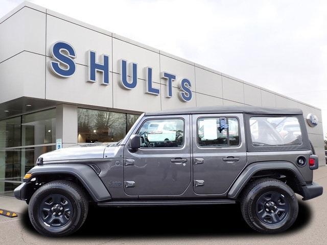 Used 2022 Jeep Wrangler Unlimited Sport with VIN 1C4HJXDGXNW227684 for sale in Pittsburgh, PA