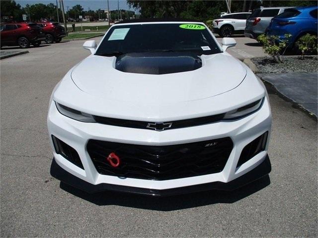 Used 2018 Chevrolet Camaro ZL1 with VIN 1G1FK3D62J0158872 for sale in Cape Coral, FL