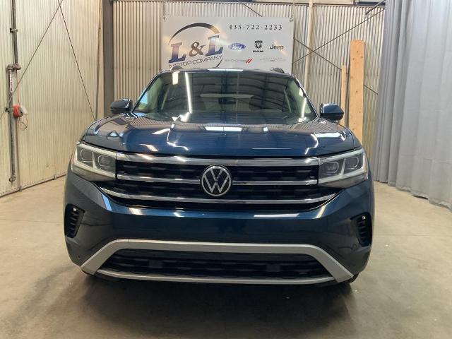 Used 2021 Volkswagen Atlas SE w/Tech with VIN 1V2HR2CA8MC570081 for sale in Vernal, UT