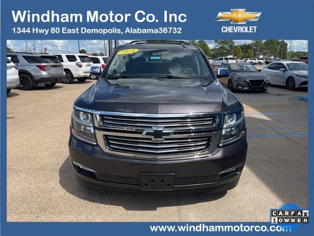 Used 2018 Chevrolet Tahoe Premier with VIN 1GNSKCKC0JR284410 for sale in Demopolis, AL