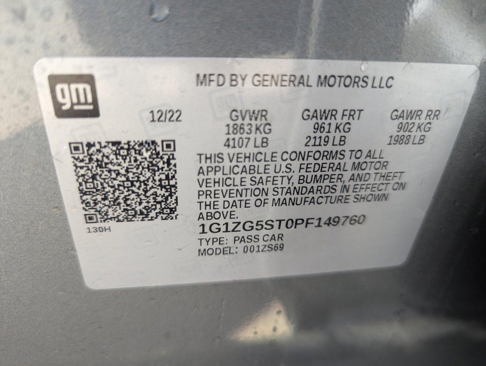 2023 Chevrolet Malibu Vehicle Photo in CORPUS CHRISTI, TX 78416-1100