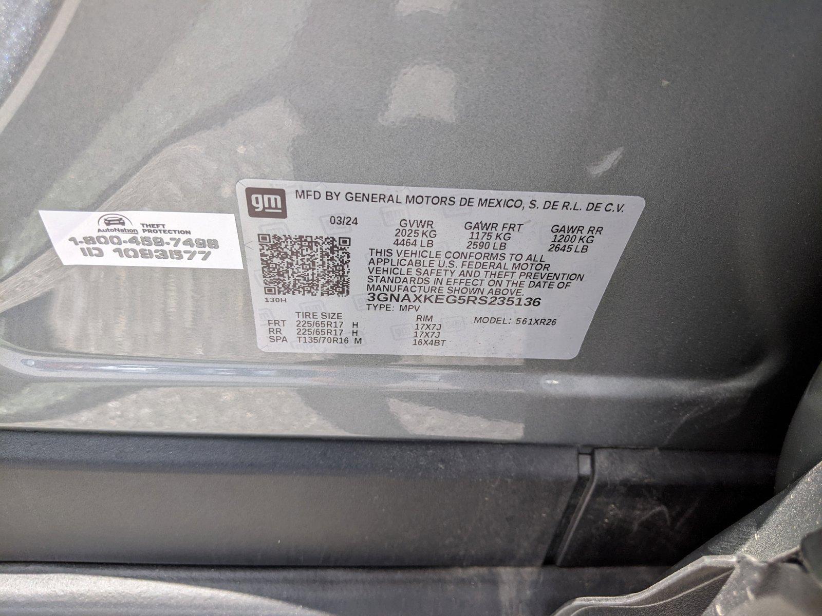 2024 Chevrolet Equinox Vehicle Photo in LAUREL, MD 20707-4697