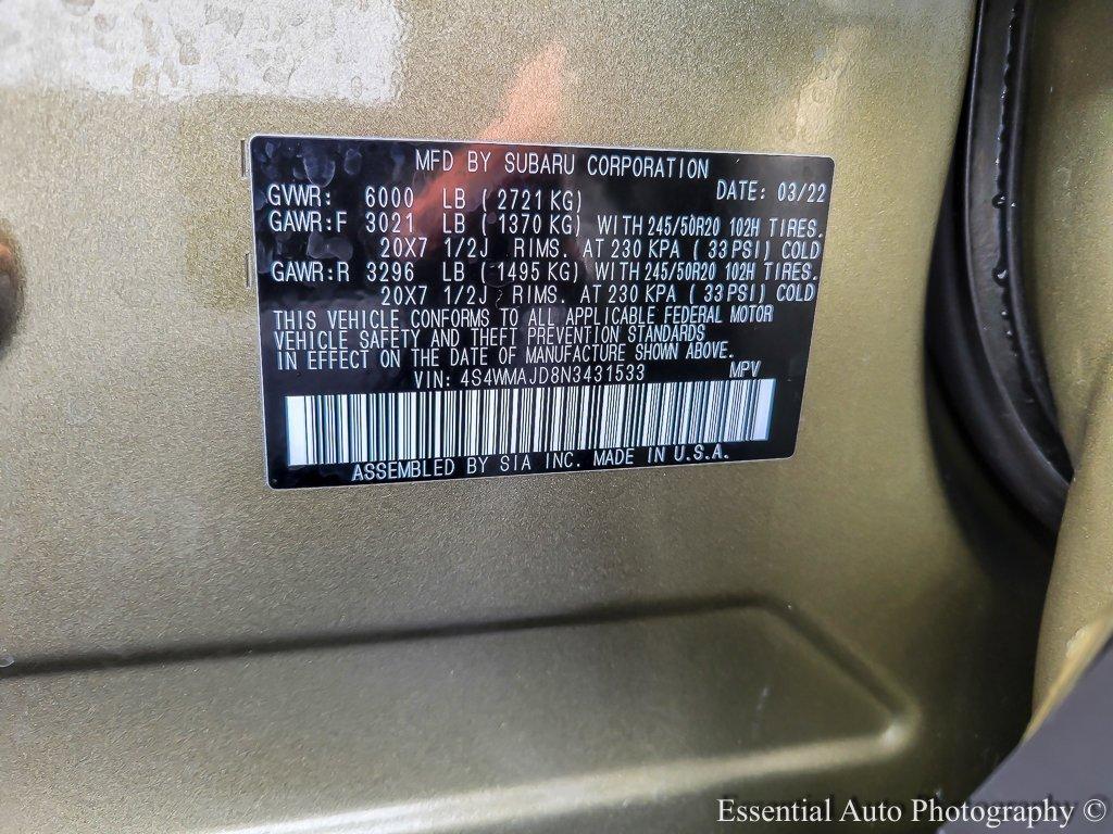 2022 Subaru Ascent Vehicle Photo in Plainfield, IL 60586